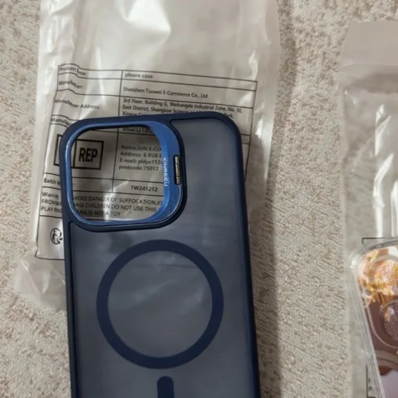 Blue Phone Case with MagSafe Compatibility - Picture 1 of 1